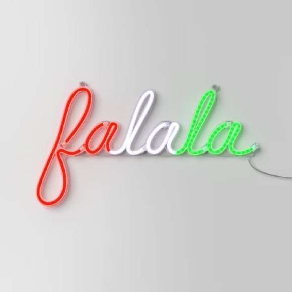 Wondershop Other - Wondershop 'Fa La La' Neon Wall Art